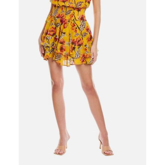 A.L.C. Dresses & Skirts - NWT Women's A.L.C. Bohemian Vera Silk Ruffled Floral Pattern Mini Skirt size 2